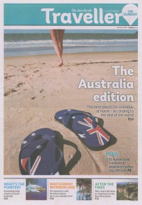 The Sun Herald Traveller on Sunday 25.01.15 Cover