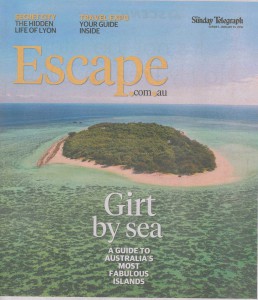 The Sunday Telegraph ESCAPE 25.01.15 COVER